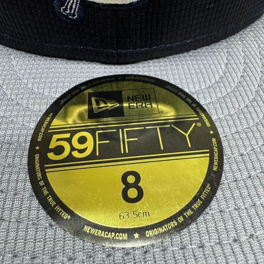 NEW New York Yankees New Era Navy 2025 Batting Practice 59FIFTY Fitted Hat Sz 8